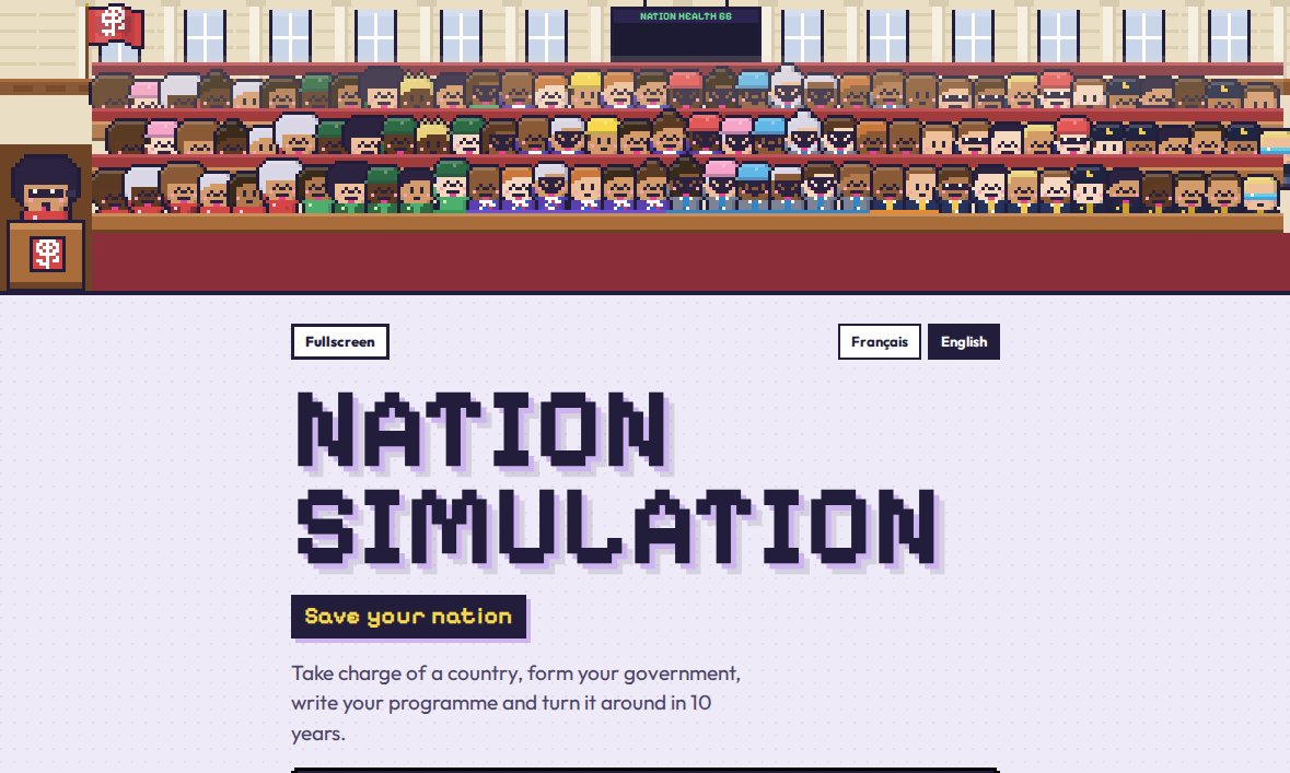 Nation Simulation gameplay screenshot